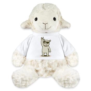 Cooles Nashorn Rockerbaby - MiniFeet® Schaf Annika - Weiß - Vorne