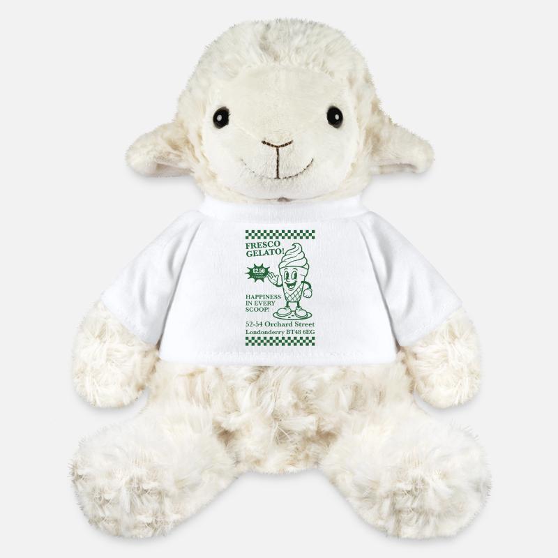 FRESCO-GELATO Maskottchen - MiniFeet® Schaf Annika - Weiß