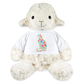 Fleurs de chat - Mouton en peluche Annika MiniFeet® - blanc - Devant