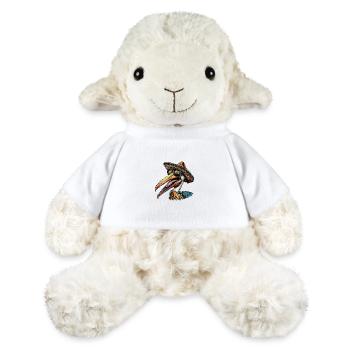 Pélican oiseau Drôle Sombrero - Mouton en peluche Annika MiniFeet® - blanc - Devant