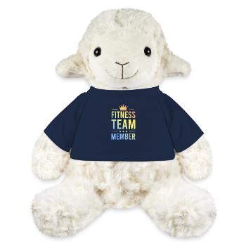 Équipe de remise en forme colorée - Mouton en peluche Annika MiniFeet® - bleu marine - Devant
