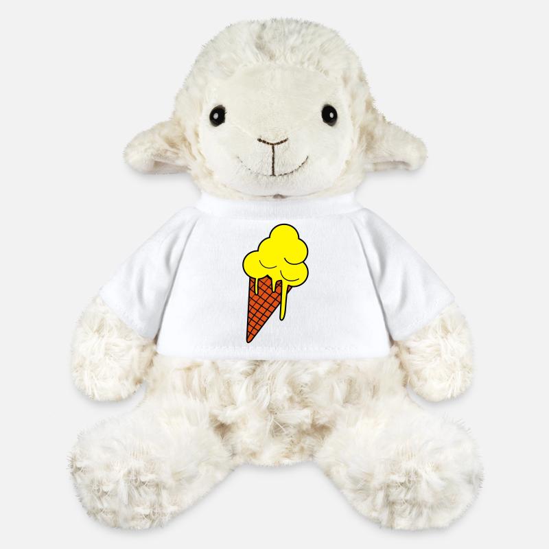 Schmelzendes Eis  Pop Art - MiniFeet® Sheep Annika - white