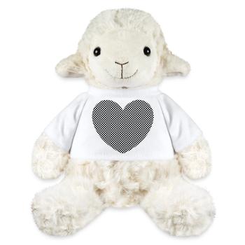 Black Heart Gift - MiniFeet® Sheep Annika - white - Front