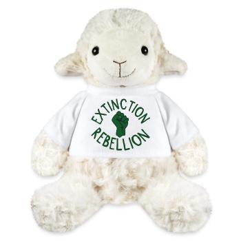Extinction Rebellion Faust green - MiniFeet® Sheep Annika - white - Front