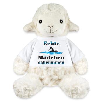 Echte Mädchen schwimmen - MiniFeet® Schaf Annika - Weiß - Vorne