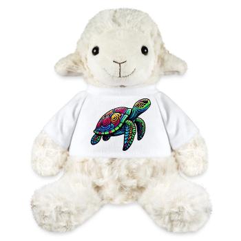 Tortue marine - Mouton en peluche Annika MiniFeet® - blanc - Devant