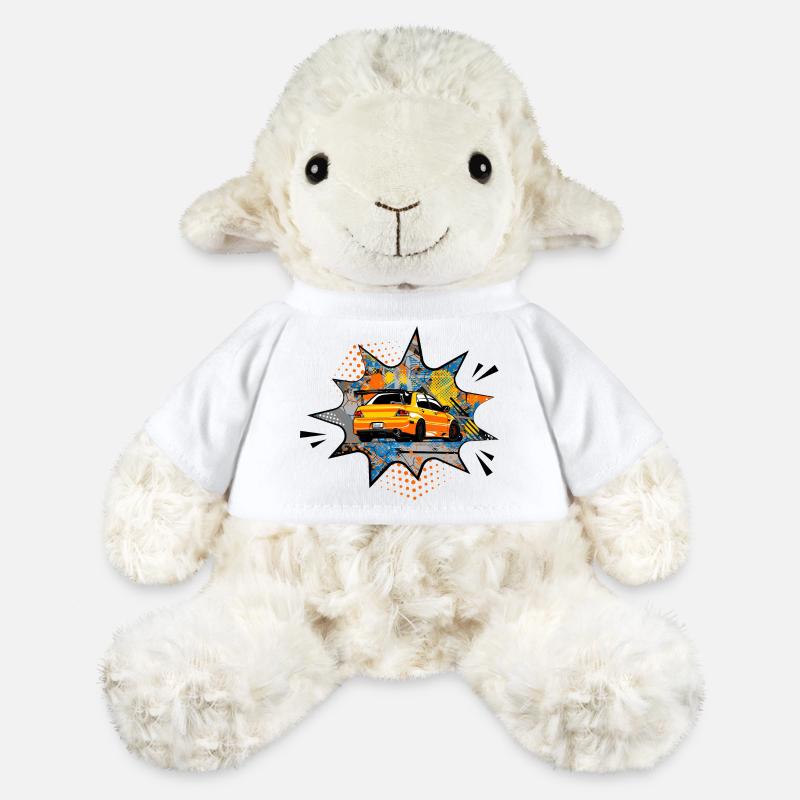 Mitsu Orange Bubble - MiniFeet® Sheep Annika - white