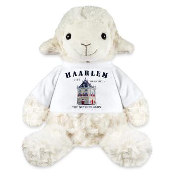 Haarlem Facade De Waag, Pays-Bas Dessin à la main - Mouton en peluche Annika MiniFeet® - blanc - Devant