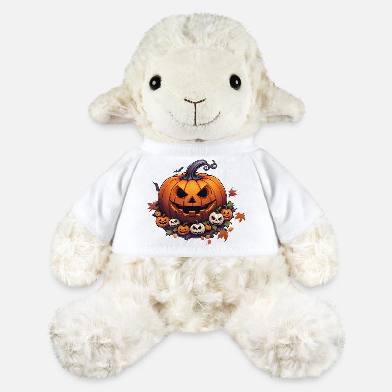 Halloween græskar - MiniFeet®-fåret Annika - hvid