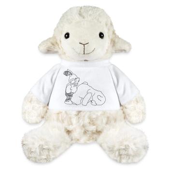 Teddybär Hase - MiniFeet® Schaf Annika - Weiß - Vorne