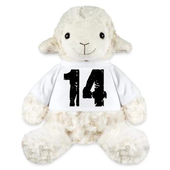 14 - Mouton en peluche Annika MiniFeet® - blanc - Devant