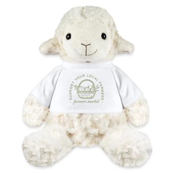Soutenez votre vendeur de ferme du marché fermier local - Mouton en peluche Annika MiniFeet® - blanc - Devant