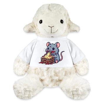 Cute Mouse Rat Lasagna Italian Food - MiniFeet® Sheep Annika - white - Front
