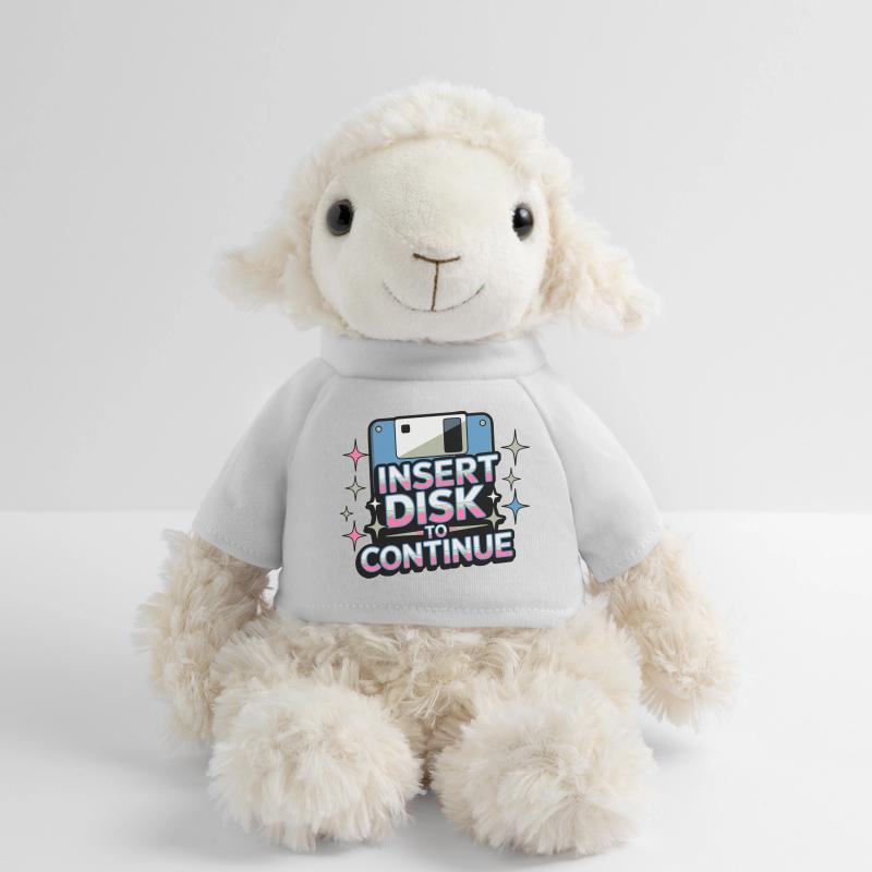 Y2K Retro – Insert Disk to Continue MiniFeet® Sheep Annika