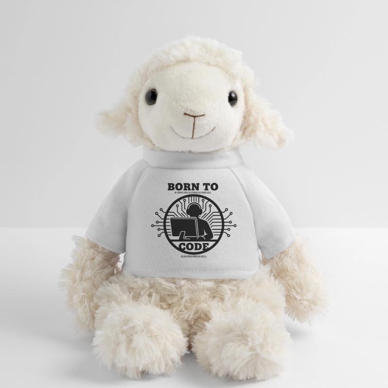 Programmierer, der zum Programmieren geboren wurde Programmierer MiniFeet® Schaf Annika