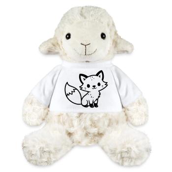 renard mignon - Mouton en peluche Annika MiniFeet® - blanc - Devant