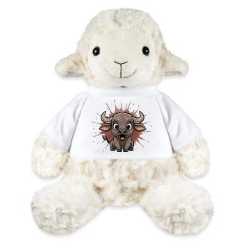 Kuhjunge Cartoon Bull - MiniFeet® Schaf Annika - Weiß - Vorne