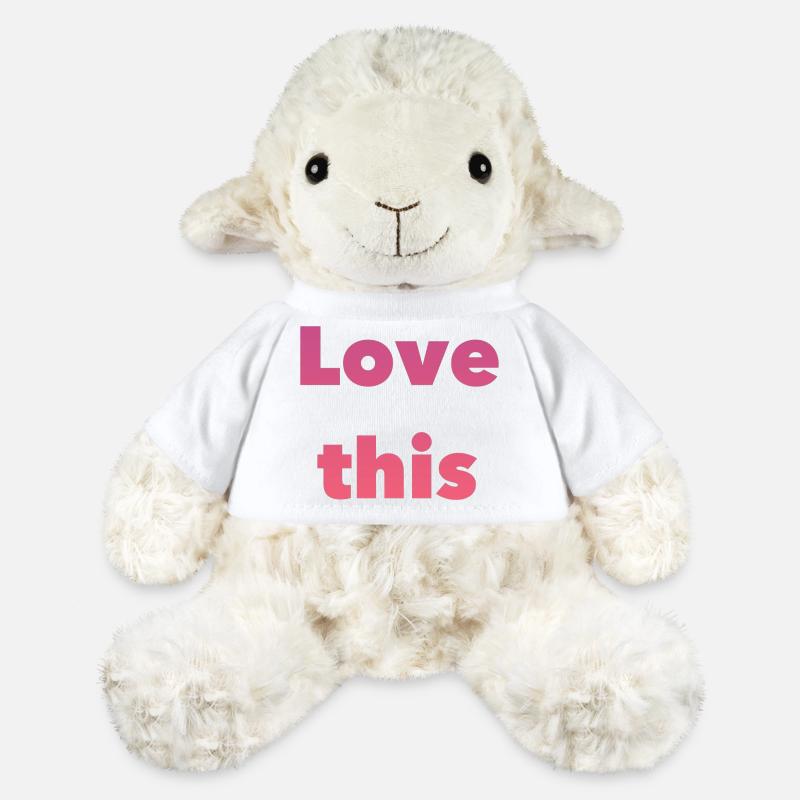 Love this gradient typography - MiniFeet® Sheep Annika - white