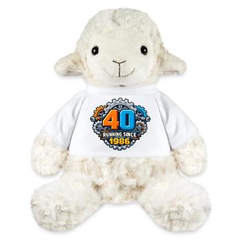 40 ans de carrière depuis 1986 - Mouton en peluche Annika MiniFeet® - blanc - Devant