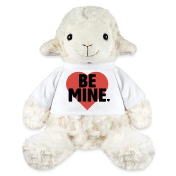 Be Mine Heart Bold Typography - MiniFeet® Sheep Annika - white - Front