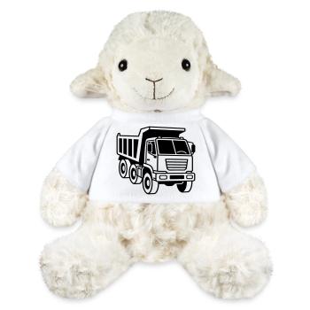 Camion-benne - Mouton en peluche Annika MiniFeet® - blanc - Devant