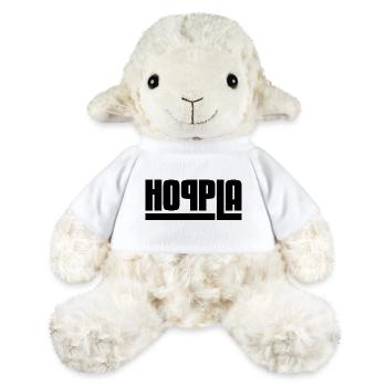 Hoppla - Minimalistisches Statement-Shirt - MiniFeet® Schaf Annika - Weiß - Vorne