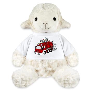 feuerwehr feuerwehrmann firefighter firetruck fire - MiniFeet® Schaf Annika - Weiß - Vorne