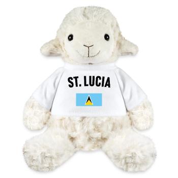 St Lucia Flag - MiniFeet® Sheep Annika - white - Front