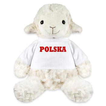 POLAND POLISH FLAG - MiniFeet® Sheep Annika - white - Front