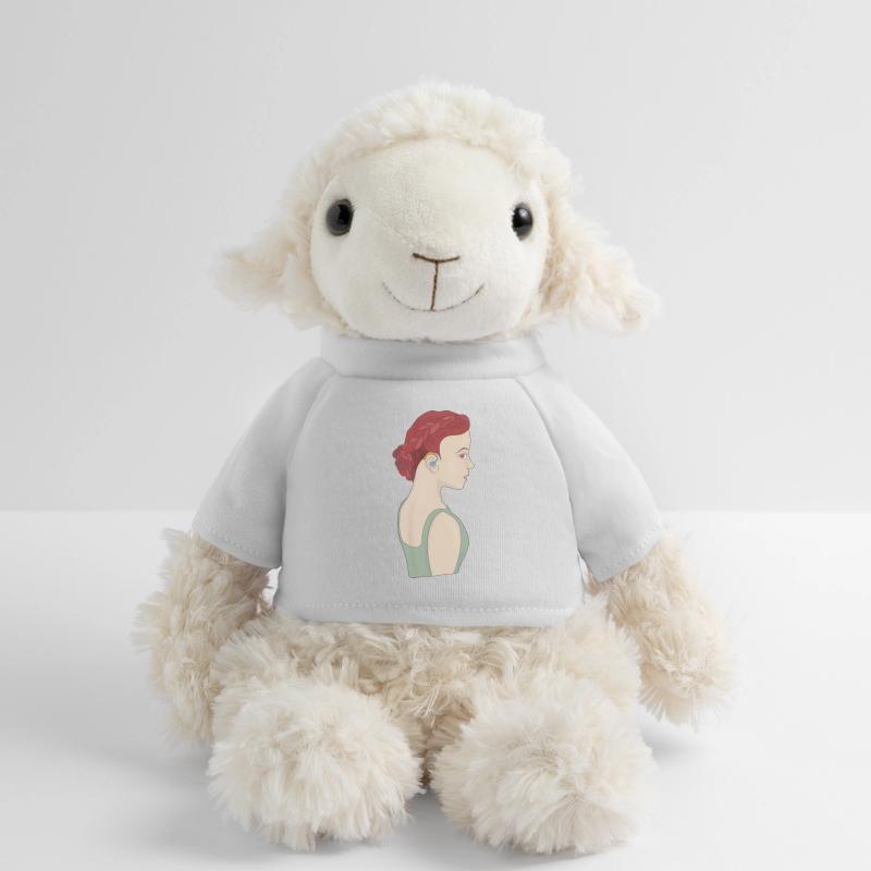 Mädchen mit einem Hörgerät MiniFeet® Schaf Annika