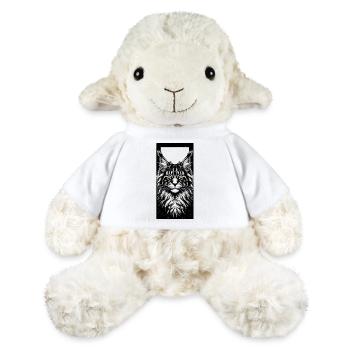 Cat face - MiniFeet® Sheep Annika - white - Front
