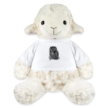 Wald Eule Natur Motiv für Eule Liebhaber - MiniFeet® Schaf Annika - Weiß - Vorne