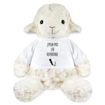 Journalist Journalism Journalismus Journaliste - MiniFeet® Sheep Annika - white - Front
