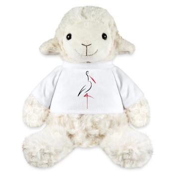 Cigogne - Mouton en peluche Annika MiniFeet® - blanc - Devant