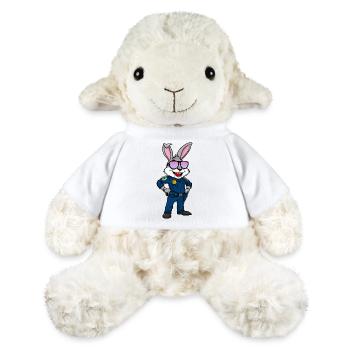 Lapin de la Police - Mouton en peluche Annika MiniFeet® - blanc - Devant
