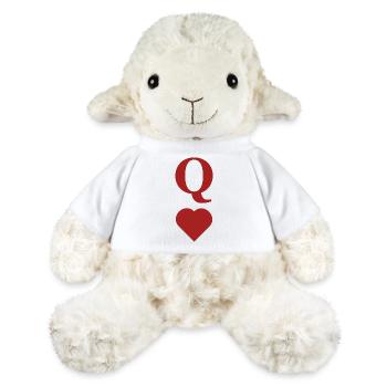"Queen of Hearts" Chest - MiniFeet® Sheep Annika - white - Front