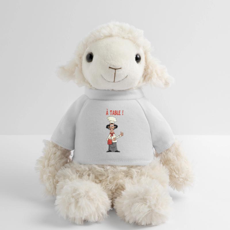 à table Mouton en peluche Annika MiniFeet®