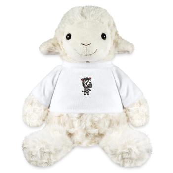 Zebra Halloween Funny Zombie - MiniFeet® Sheep Annika - white - Front