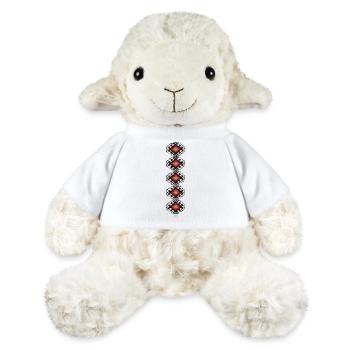 Südslawische Motive - Serbien -1 - MiniFeet® Schaf Annika - Weiß - Vorne