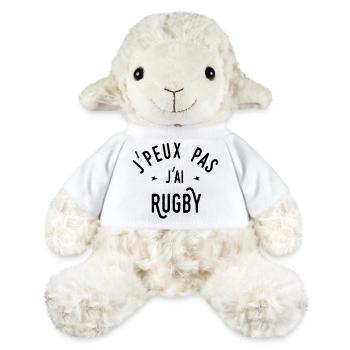 j'ai rugby - Mouton en peluche Annika MiniFeet® - blanc - Devant