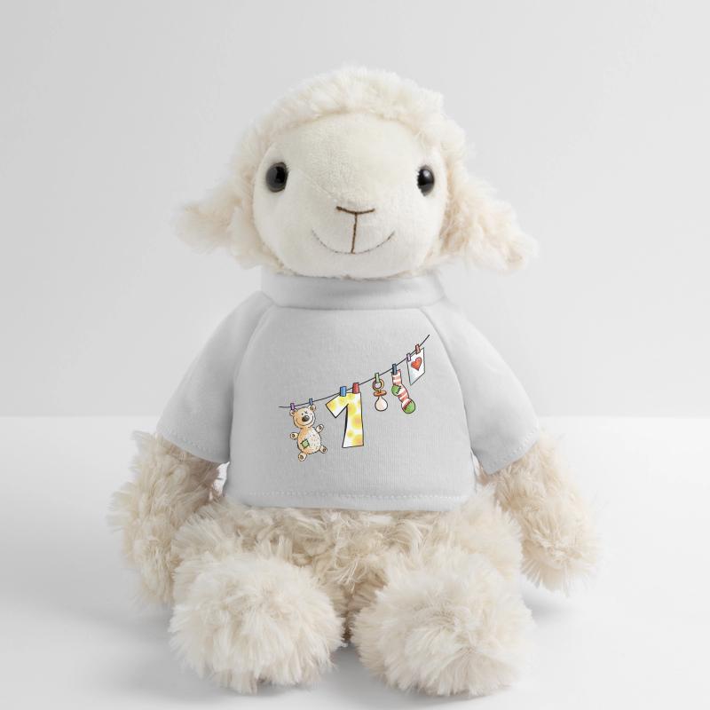 Babys erster Geburtstag Wäscheleine - Eins - Kind MiniFeet® Schaf Annika