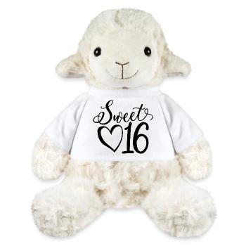 Sweet Sixteen Mignon cadeau de 16 ans - Mouton en peluche Annika MiniFeet® - blanc - Devant