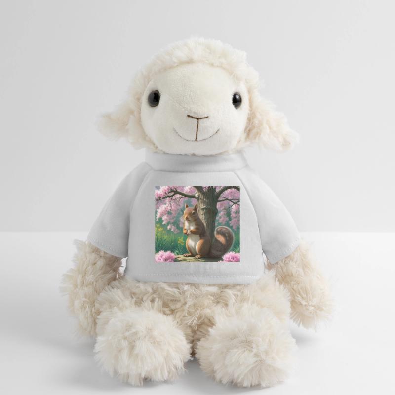 Suirrel withblooming tree - Eichhörnchen MiniFeet® Schaf Annika