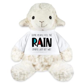 Spüren Sie den Regen - MiniFeet® Schaf Annika - Weiß - Vorne