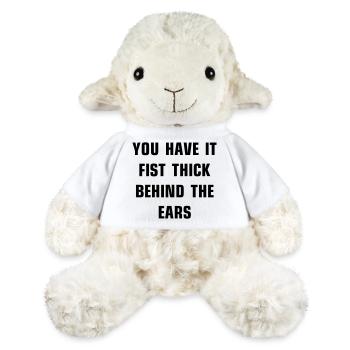 Vous l’avez le poing épais derrière les oreilles - Mouton en peluche Annika MiniFeet® - blanc - Devant