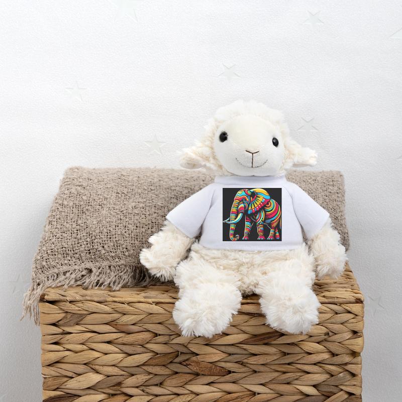 Éléphant Pop Art Mouton en peluche Annika MiniFeet®