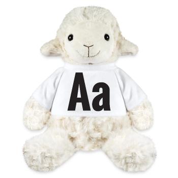 Letter A Shirt - MiniFeet® Sheep Annika - white - Front