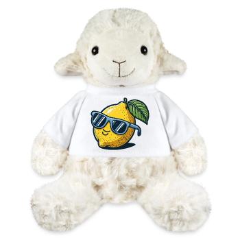 Lunettes de soleil citron été - Mouton en peluche Annika MiniFeet® - blanc - Devant