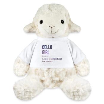violoncelle - Mouton en peluche Annika MiniFeet® - blanc - Devant