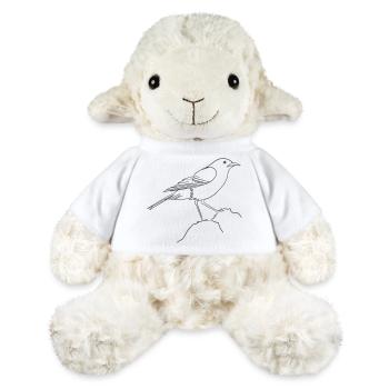 Jour de l’Oiseau - Mouton en peluche Annika MiniFeet® - blanc - Devant